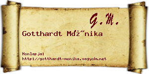 Gotthardt Mónika névjegykártya